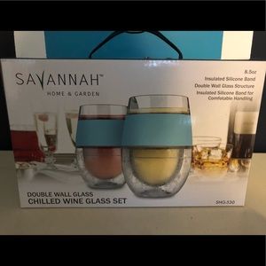 Double Wall Glass Chilled Glass Set